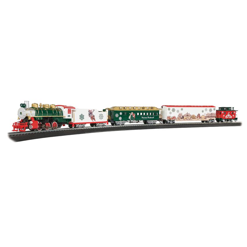 HO Norman Rockwell Christmas Express Train Set