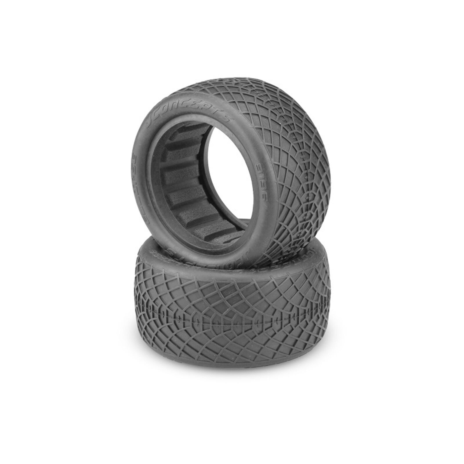 1/10 Ellipse 2.2” Rear Buggy Tires and Inserts, Aqua Compound (2)