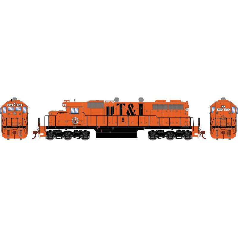 HO RTR SD38, DT&I #250