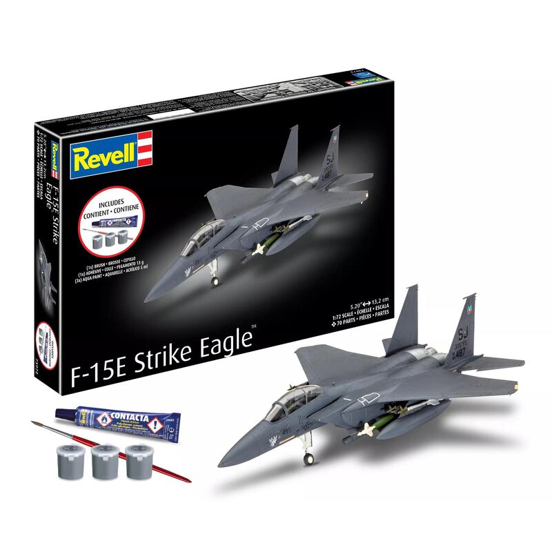 CARRERA REVELL OF AMERICAS INC 1/144 F-15E Strike Eagle All-Included Model Kit