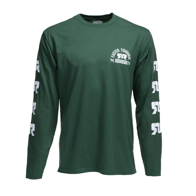 ARRMA Faster. Tougher. Longsleeve Green, Large