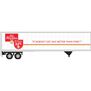 HO 45' Pines Trailer Old Milwaukee, White/Red/Gold
