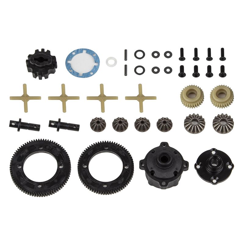 Center Gear Diff Set, 1/10 Team Associated Apex2