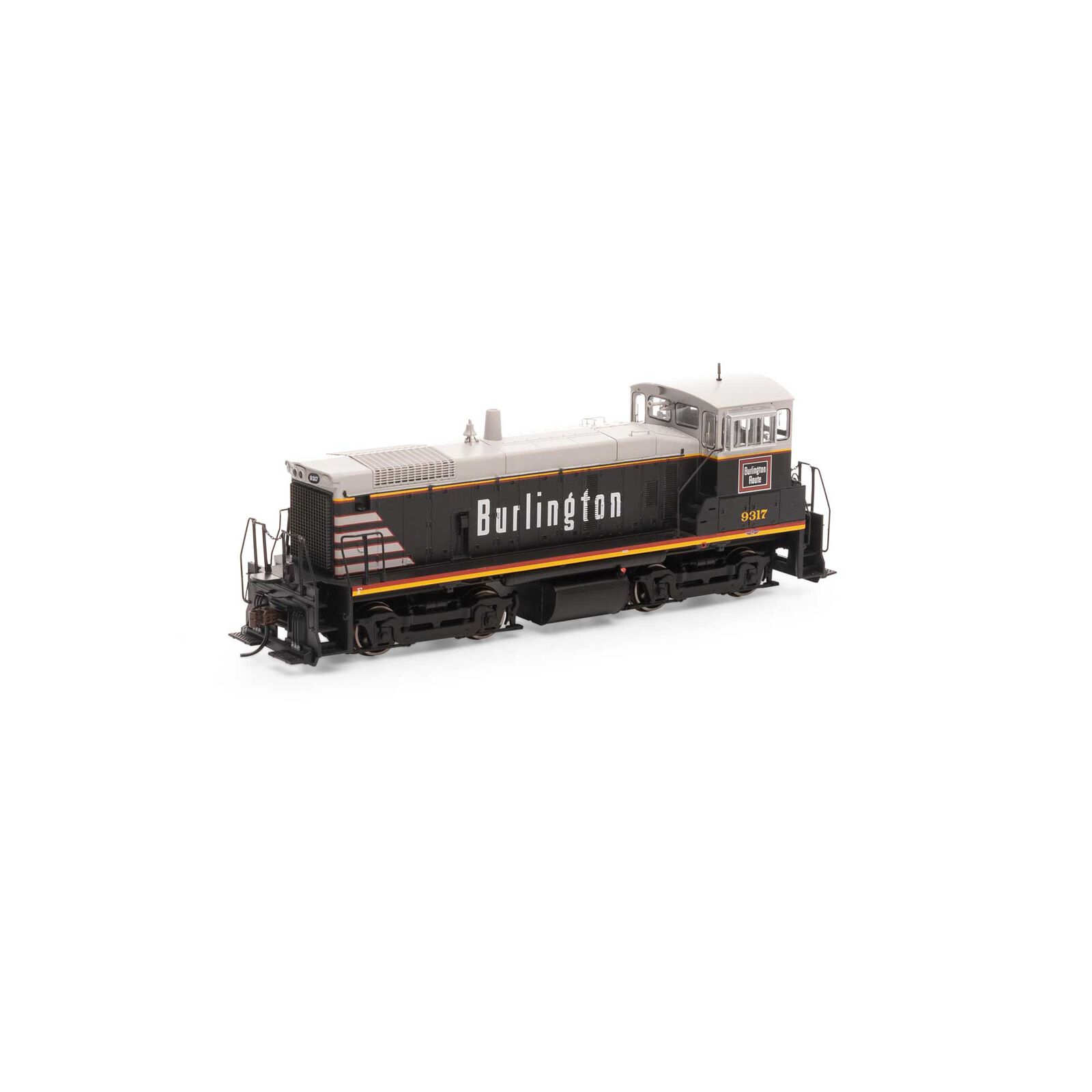 HO SW1000 Locomotive with DCC & Sound, CB&Q #9317