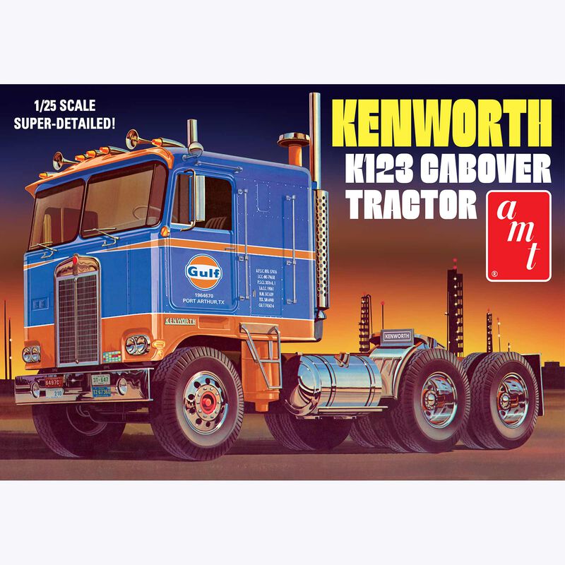 1/25 Kenworth K-123 Cabover Gulf Model Kit