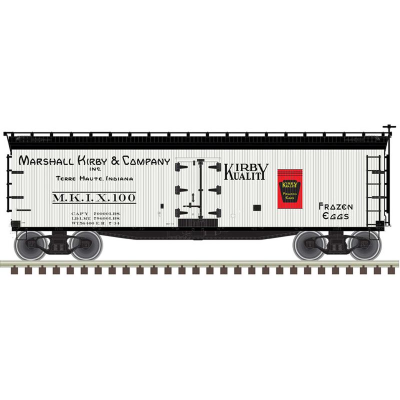 HO 40' Wood Reefer Marshall Kirby Frozen Eggs 100