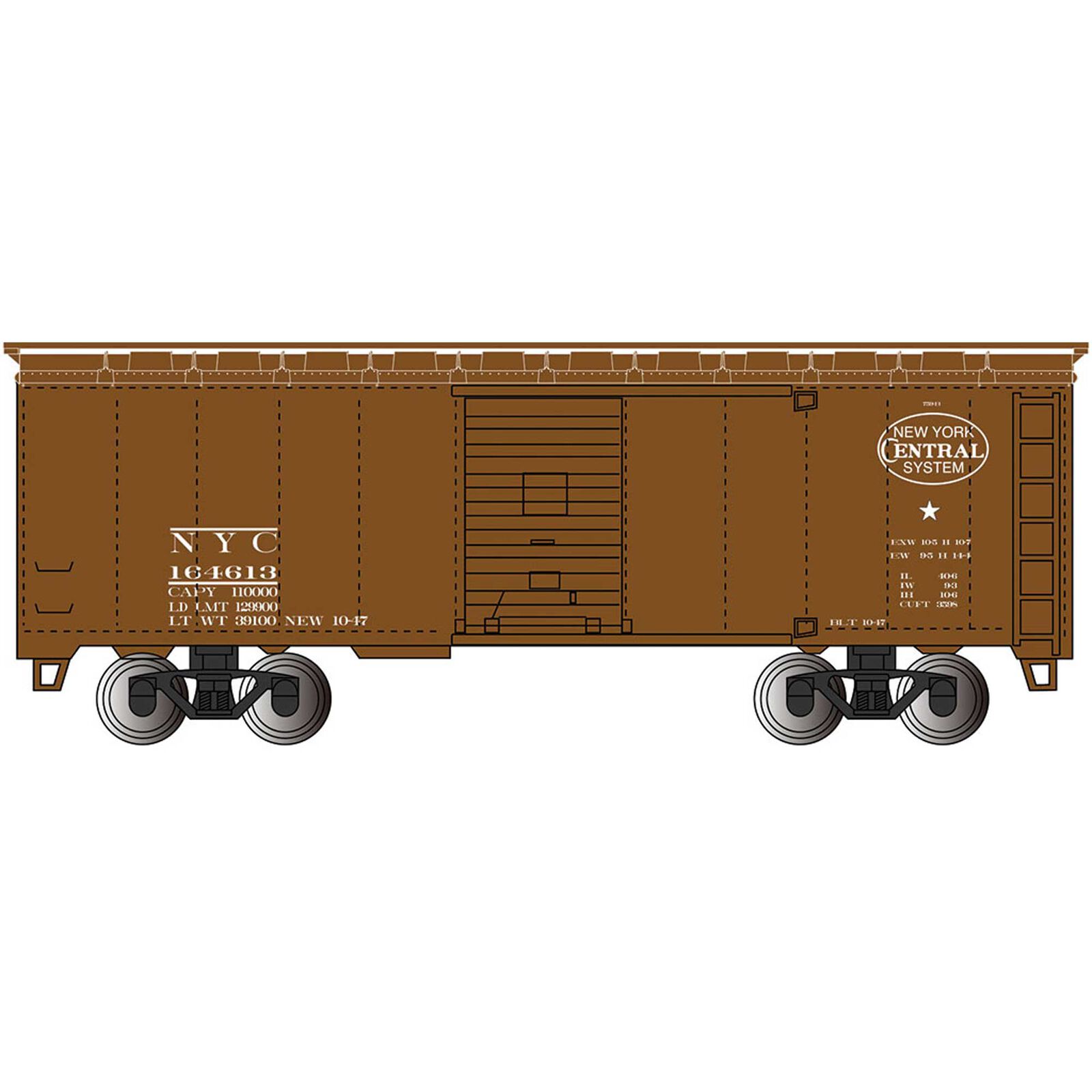 HO 1930-1950 40' Box NYC