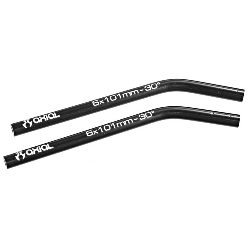 Threaded Alum Pipe 6x101mm 30  Angle Grey (2)