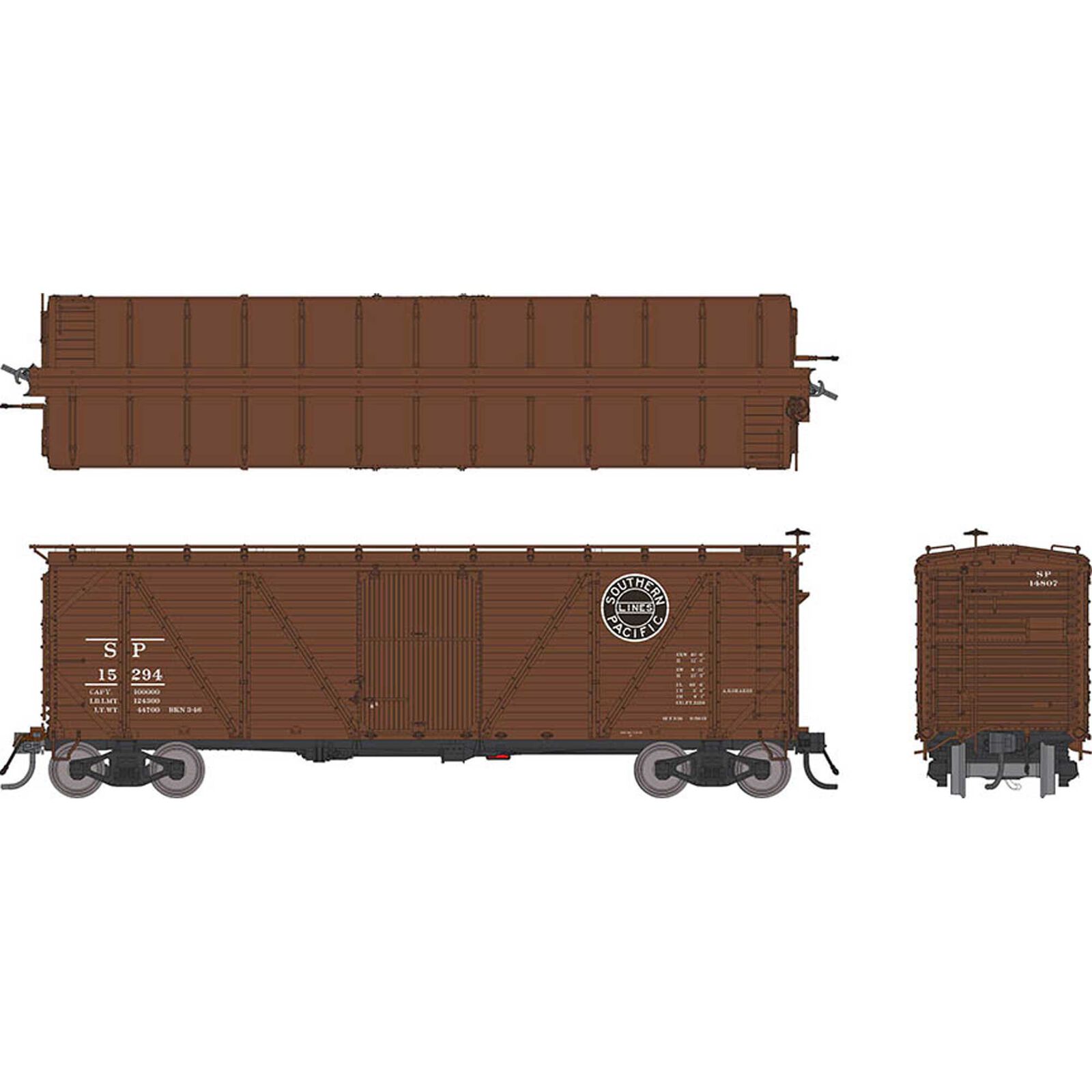 HO B-50-15 Boxcar 31-46 with Viking Roof SP (6)