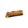 HO SD60M with DCC & Sound, B&P/Orange/Yellow #3889