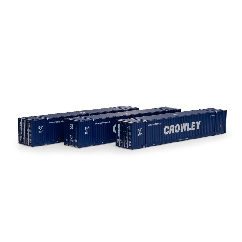 HO RTR 53' Jindo Container, Crowley #2 (3)