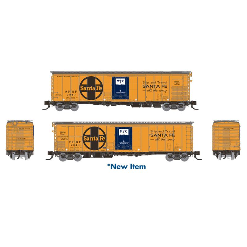 N Santa Fe RR-56 Mechanical Reefer: SFRP All The Way Slogan: Single Car