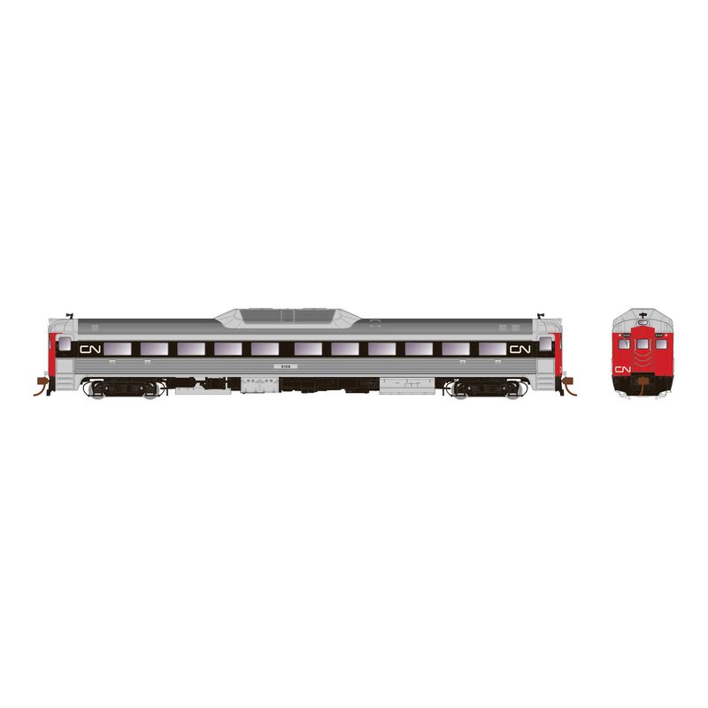 HO Scale RDC-1 (DC Silent), CN Wet Noodle Ph2 #6106