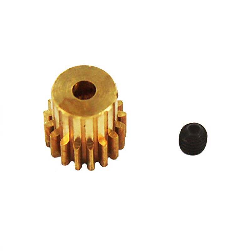 Brass 17T .6 Mod Pinion Gear, 1/10 Redcat Volcano