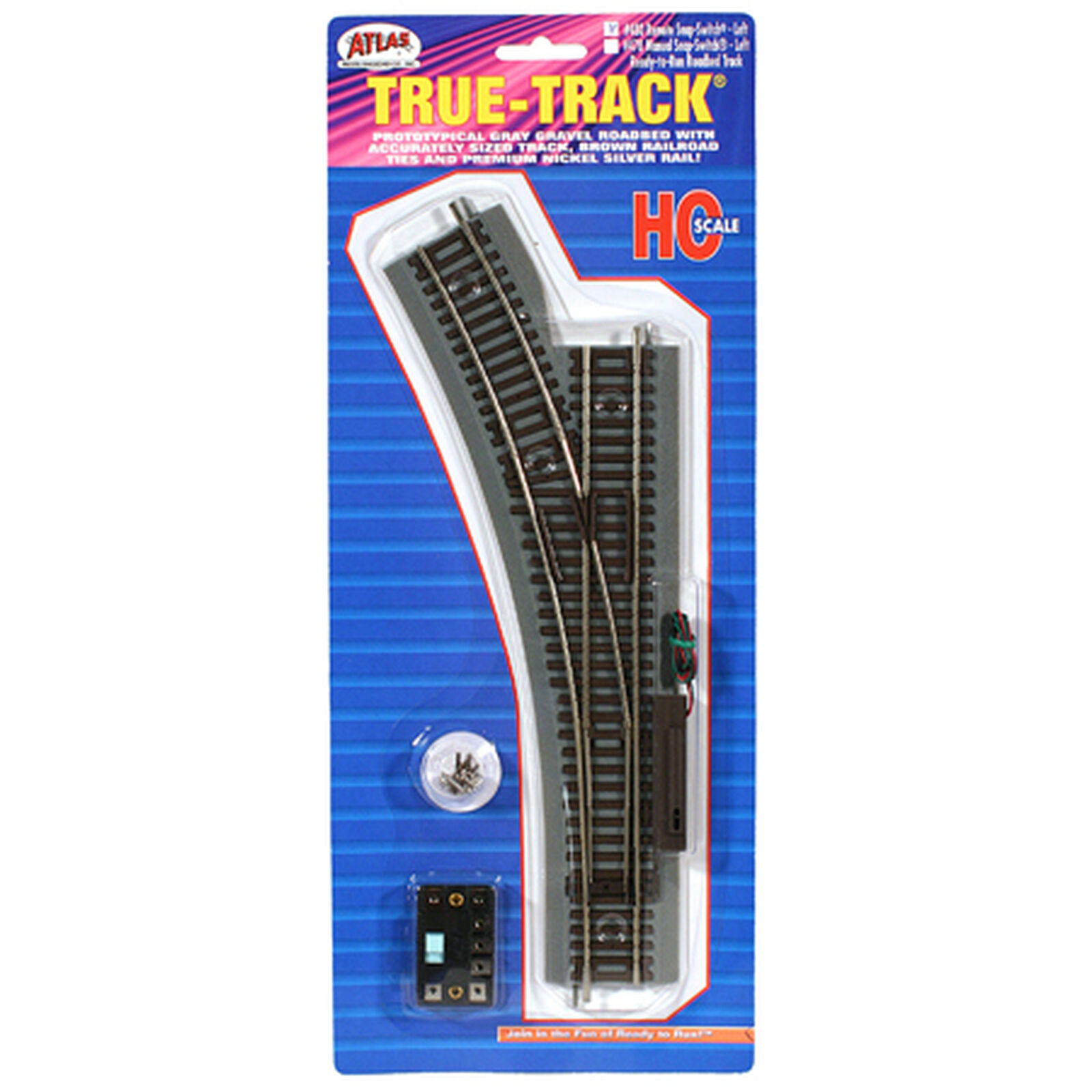 HO True-Track Remote Left-Hand Switch