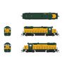 HO EMD GP35, CNW 833, Green & Yellow, Paragon4 Sound/DC/DCC