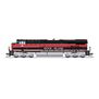 N GE ES44AC Locomotive, IAIS 513, "Rock Island" Black/Red