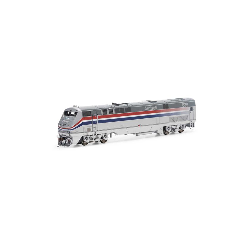 HO P40DC Locomotive with DCC & Sound, Amtrak, Phase III #839
