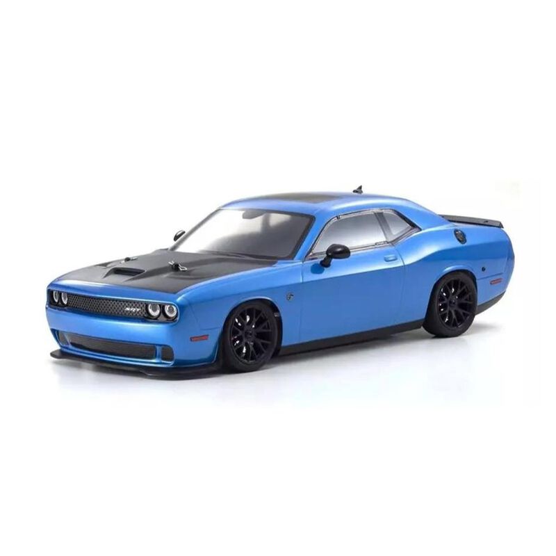 Kyosho 1/10 Fazer Mk2 2015 Dodge Challenger SRT Hellcat 4x4 Electric Touring RTR, Blue