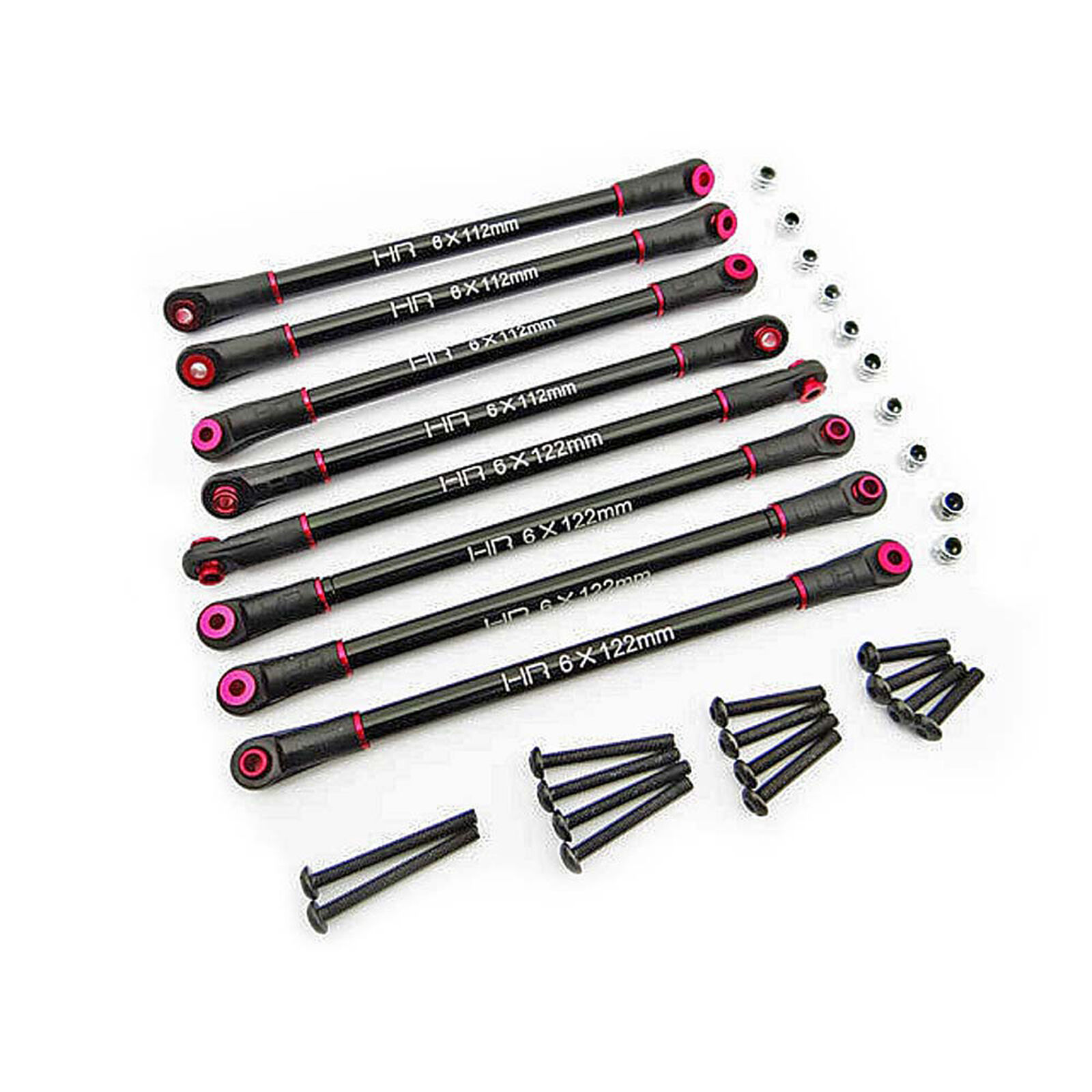 Aluminum 4-Link Set for 12in (305mm): Axial SCX10, SCX10 II