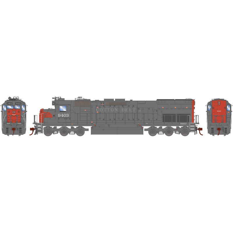 HO SD45T-2 Locomotive, Cotton Belt #9403
