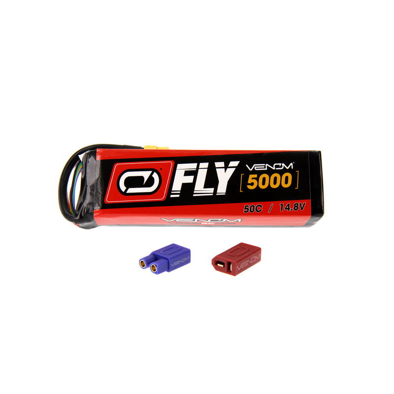 14.8V 5000mAh 4S 50C FLY LiPo Battery: UNI 2.0 Plug