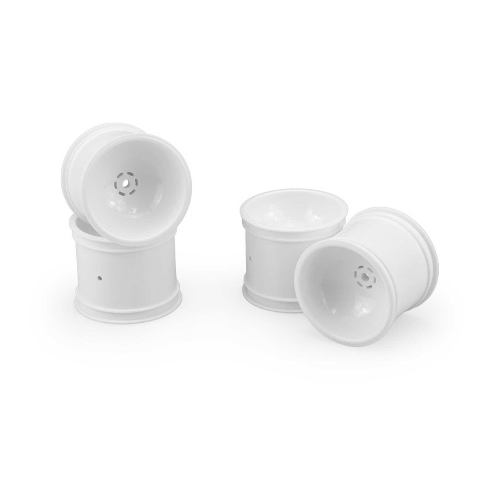 Super Dish 2.2" Front Wheels, White (4)