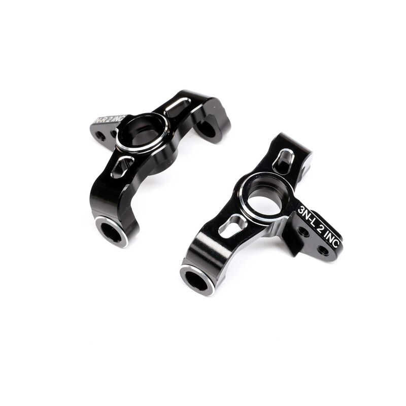 Team Losi Racing Spindle, Narrow, 2 Deg Incline, Aluminum: 22X