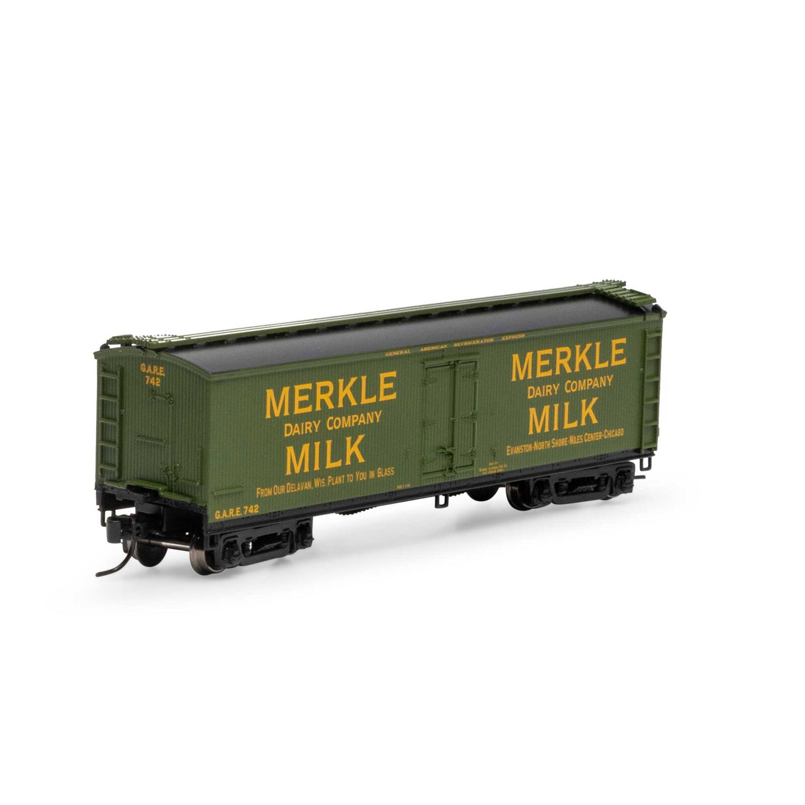 N 40' Pfaudler Milk Car, Merkle #742