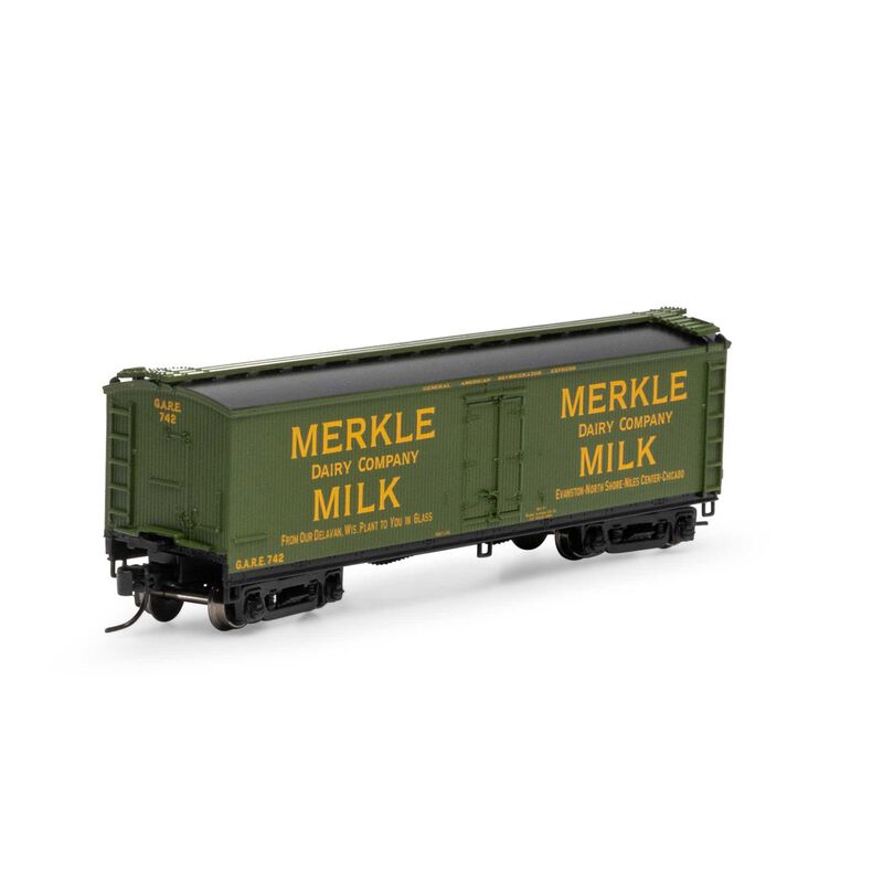 N 40' Pfaudler Milk Car, Merkle #742