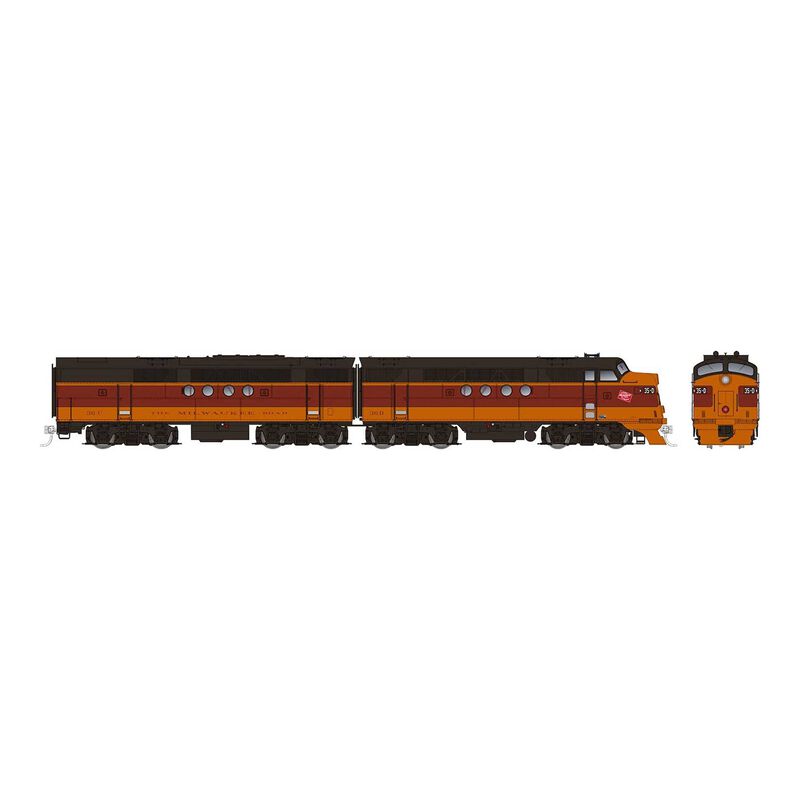 HO EMD FT A+B (DC/Silent): Milwaukee - As Delivered Scheme: #42A + 42B