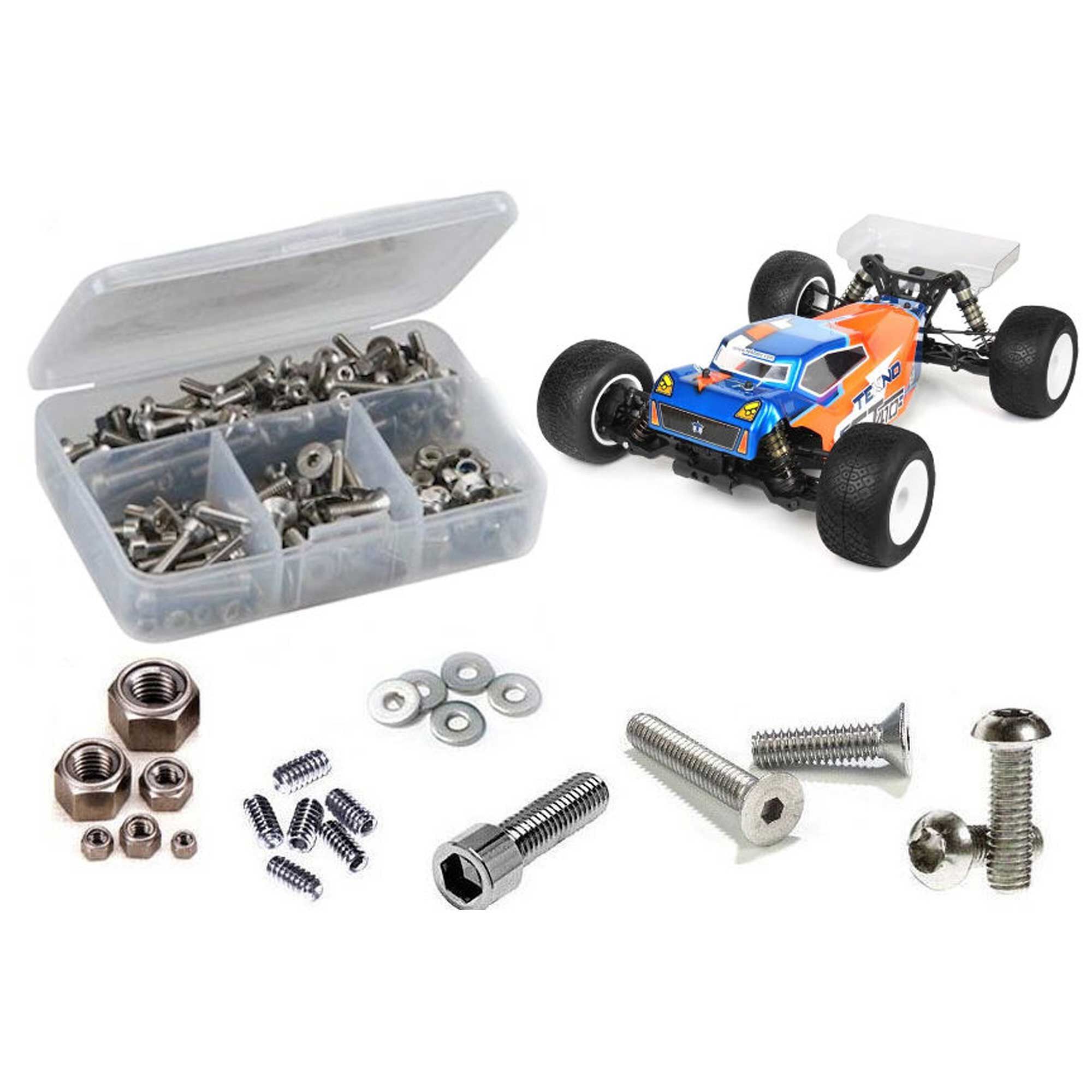 RC Screwz Stainless Steel Screw Kit: 1/10 Tekno RC ET410.2 | Tower