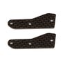 Factory Team Carbon Fiber Front Upper Suspension Arm Inserts, 1/8 Team Associated RC8B4