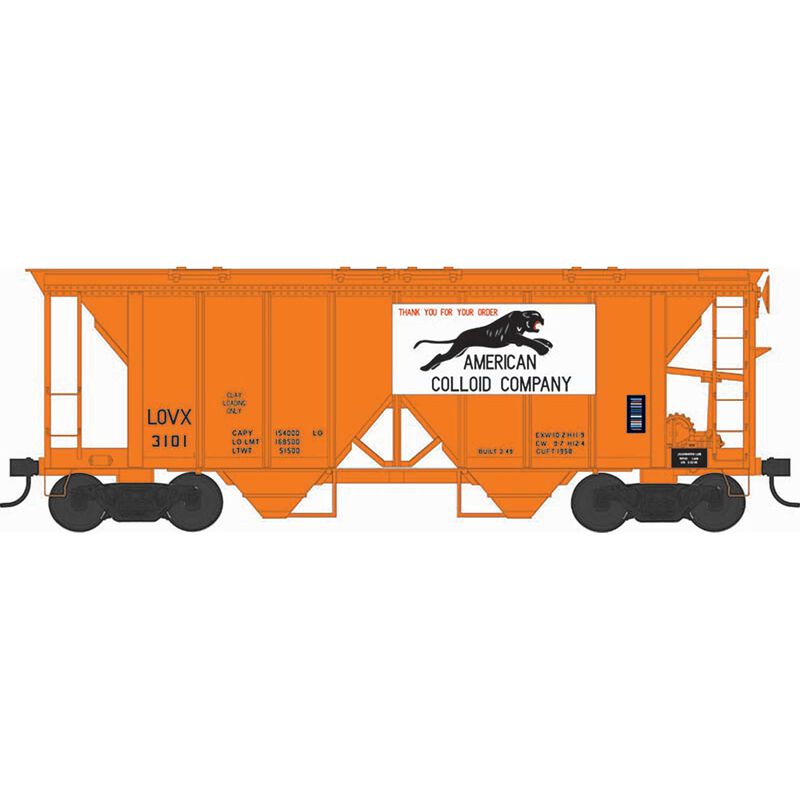 HO H34 Covered Hopper COLLD #3105