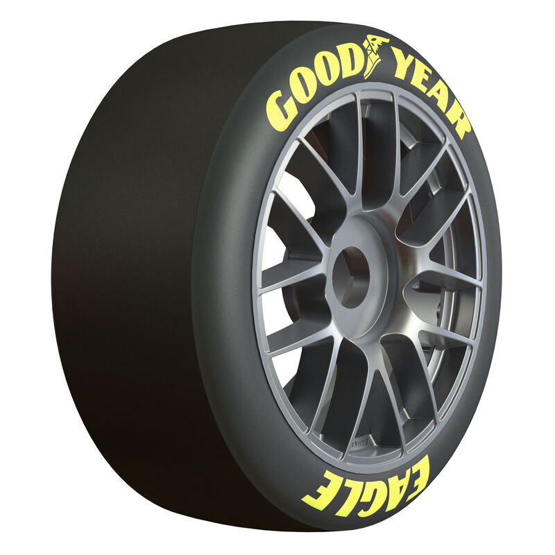 1/7 Goodyear NASCAR Cup F/R Belted MTD 17mm Gunmetal: Infraction 6S