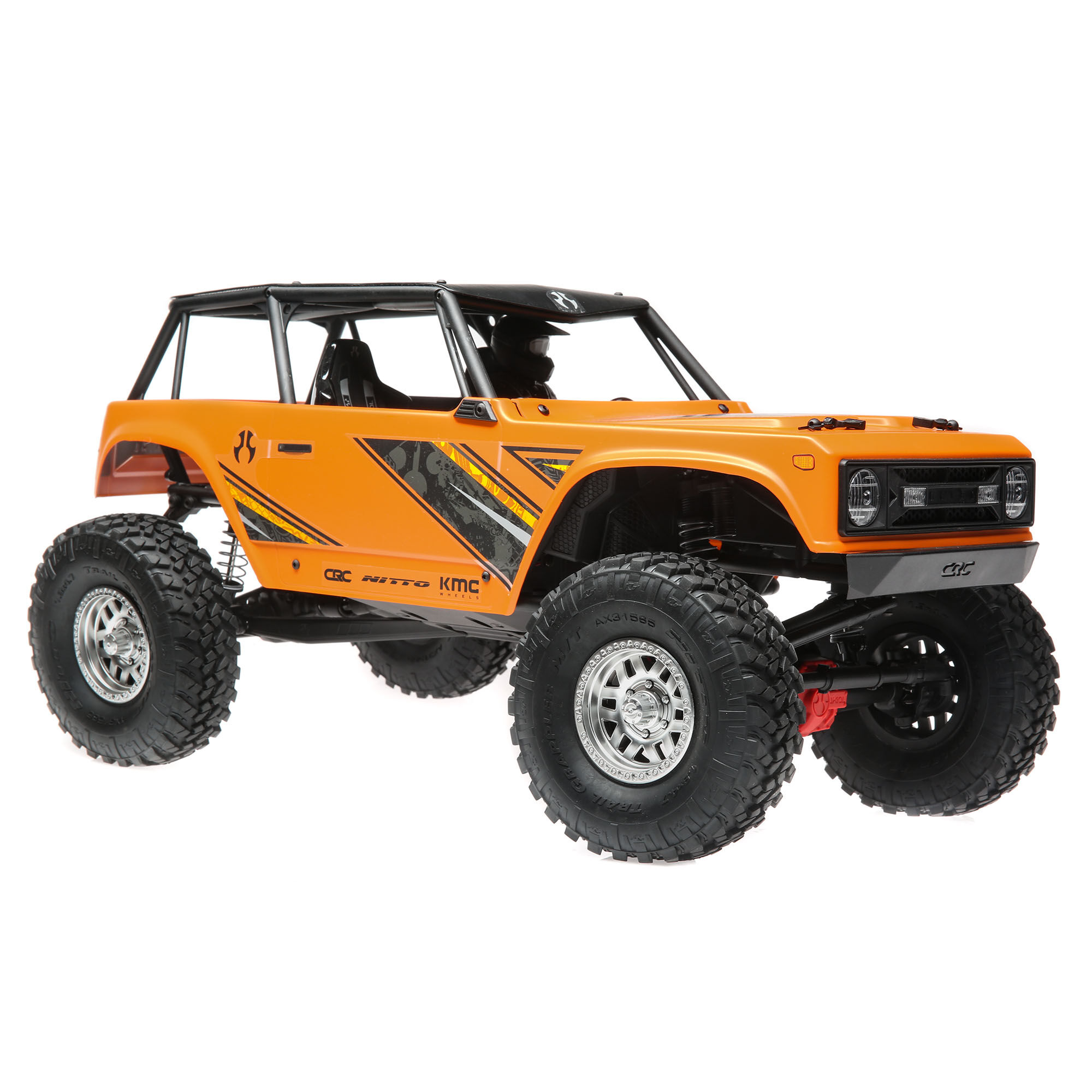 Axial 1/10 Wraith 1.9 4WD Rock Crawler Brushed RTR, Orange | Tower
