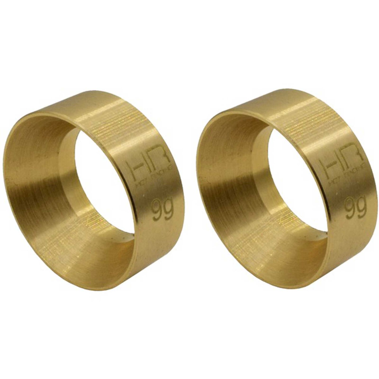 9g Brass KMC Machete Wheel Weights (2): SCX24
