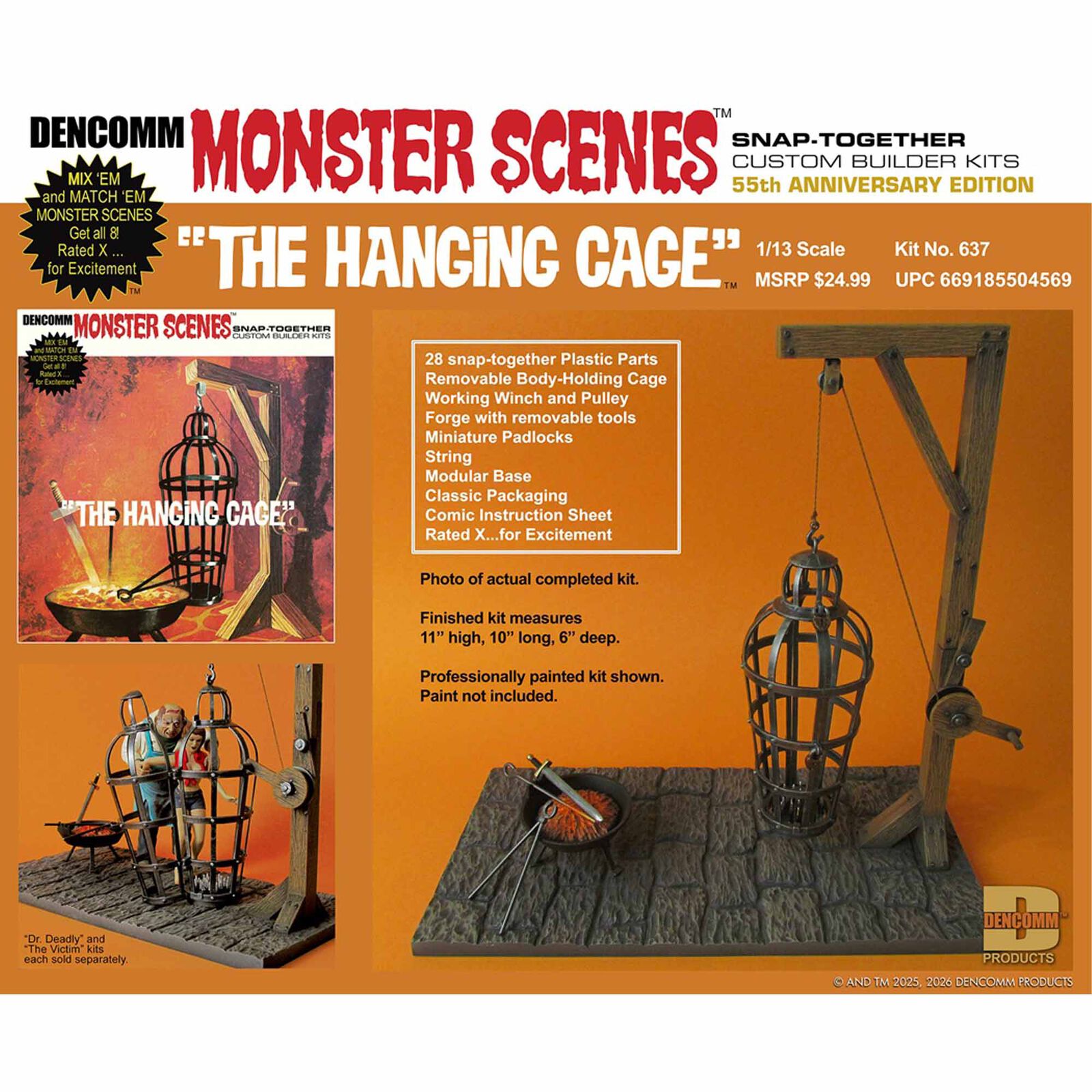 1/13 "The Hanging Cage" Monster Scenes Figure, LIMITED EDITION