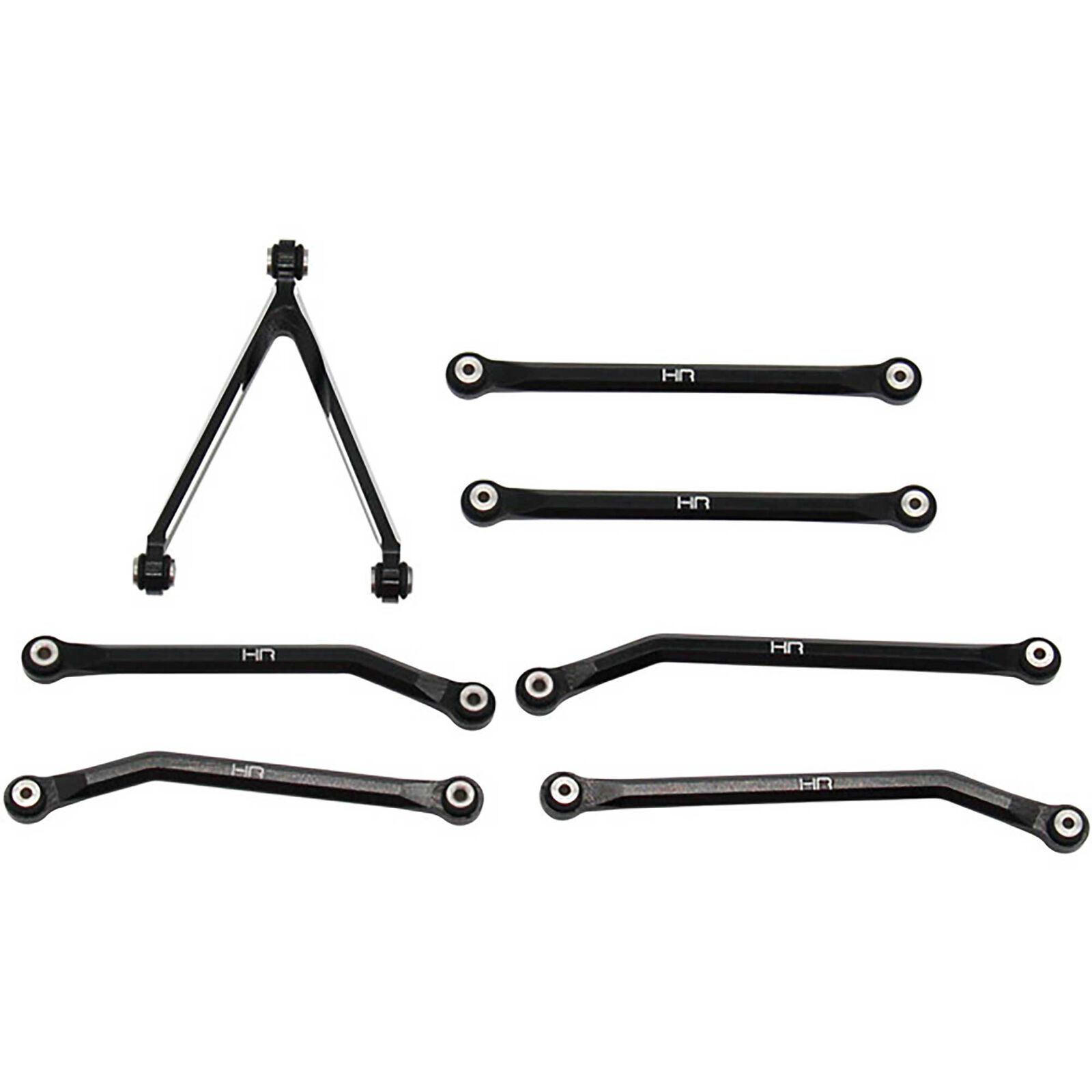 Aluminum High Clearance Link Set for 5.26 (133.7mm) Wheelbase: SCX24 C10, JLU, Bronco