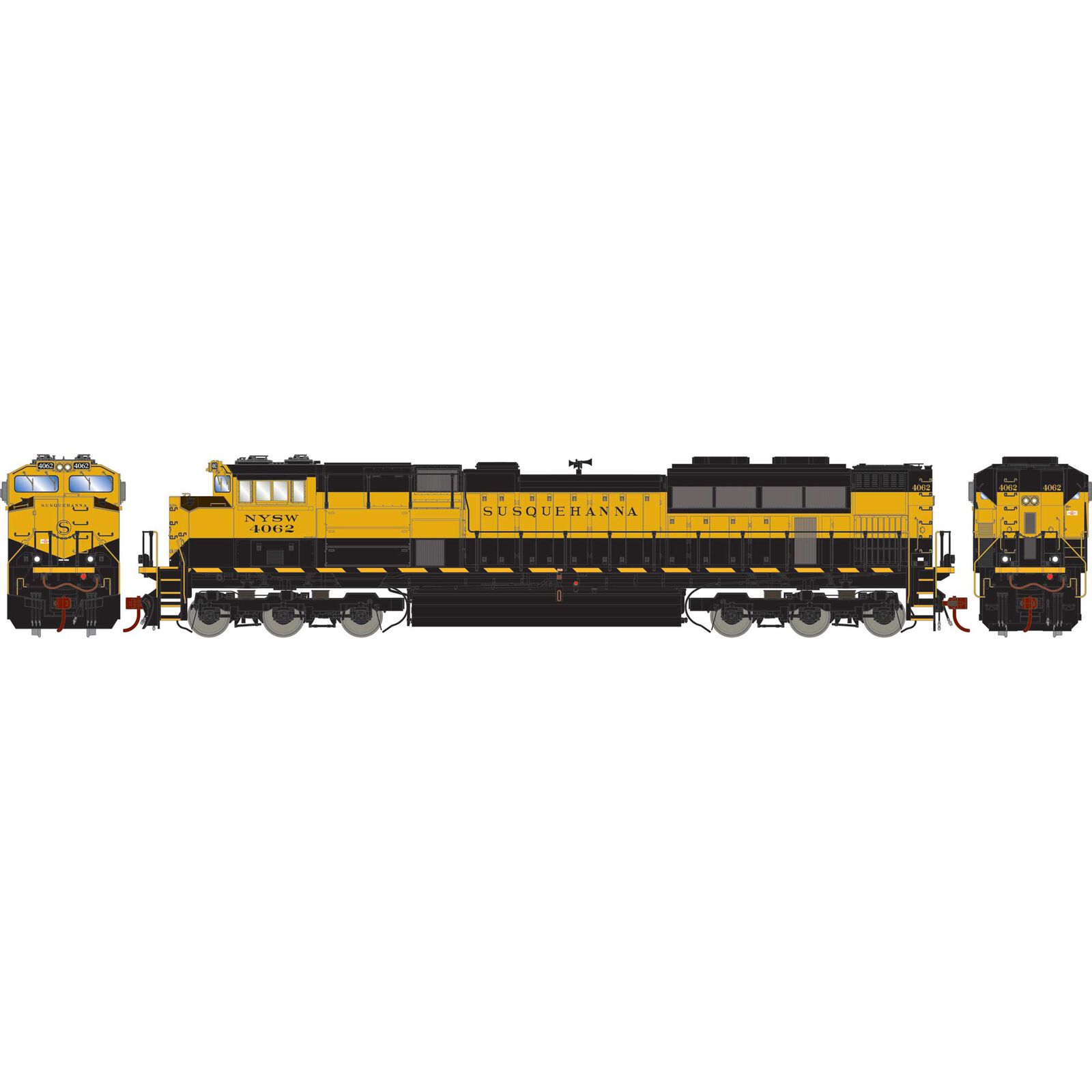 HO SD70M-2 Locomotive, NYS&W #4062