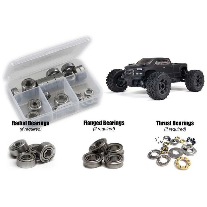 Metal Shielded Bearing Kit, 1/10 ARRMA Big Rock 3S BLX