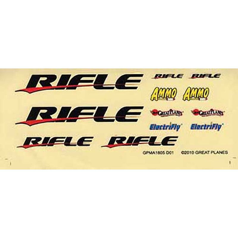 Decal Sheet Rifle EP ARF