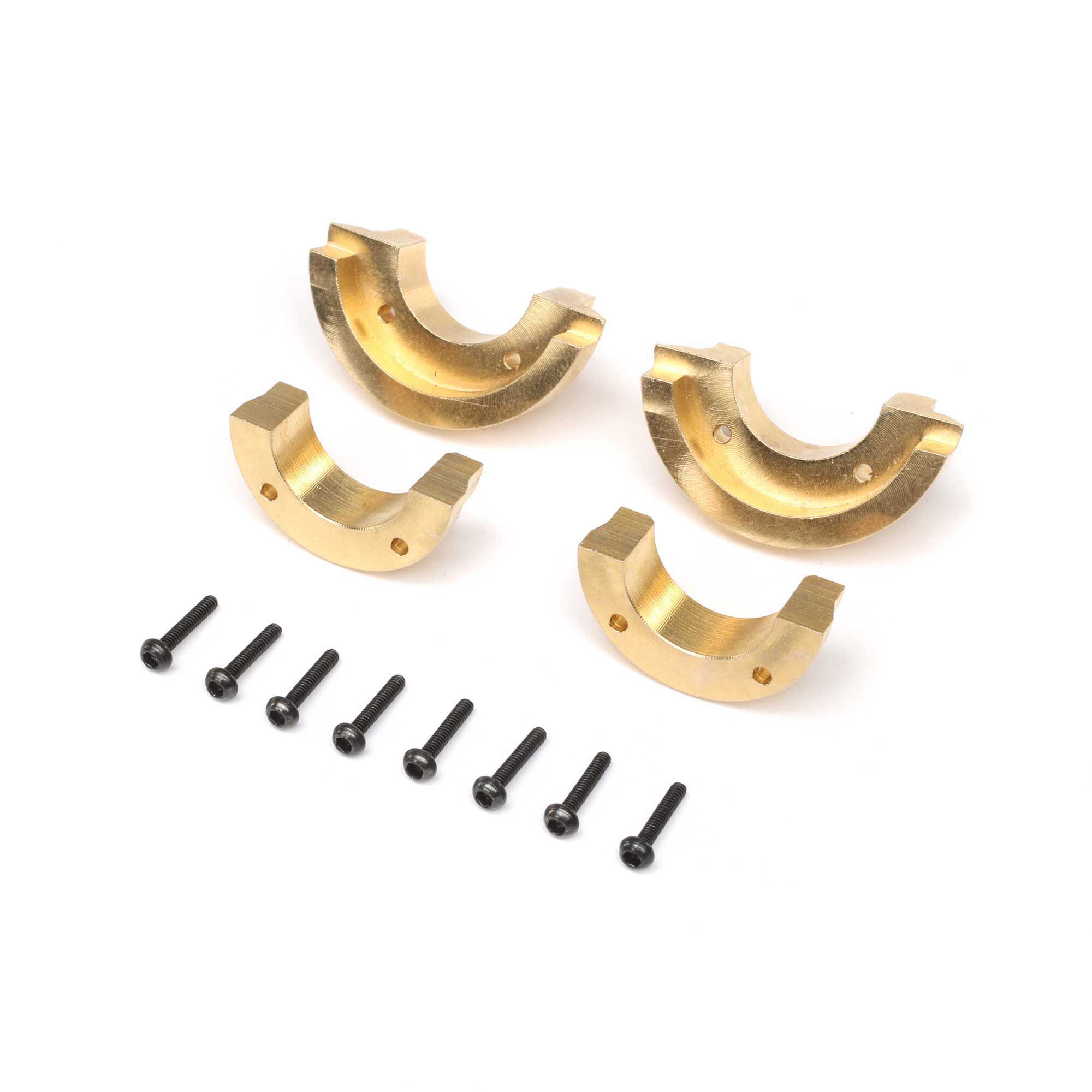 Axial Knuckle Weights, Brass (4): SCX24, AX24 | Tower Hobbies