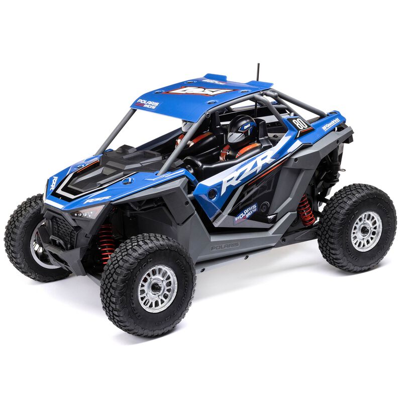 1/10 RZR Rey Polaris 3S 4X4 RTR Brushless Side by Side, Blue - SCRATCH & DENT