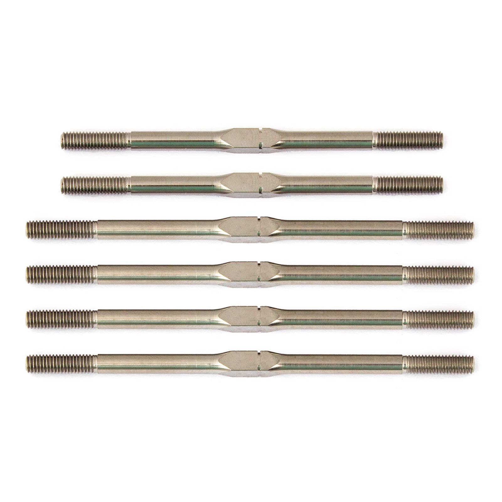 Team Associated FT Titanium Turnbuckle Set, Silver RC10T6.1