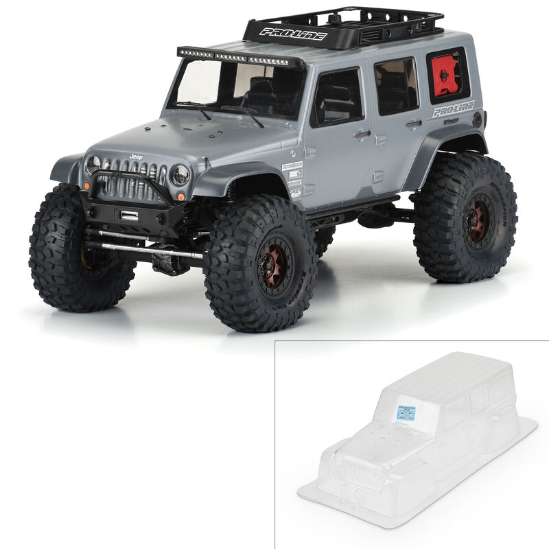 1/10 Jeep Wrangler Unlimited Rubicon Clr Bdy 12.3" (313mm) WB Crwlrs
