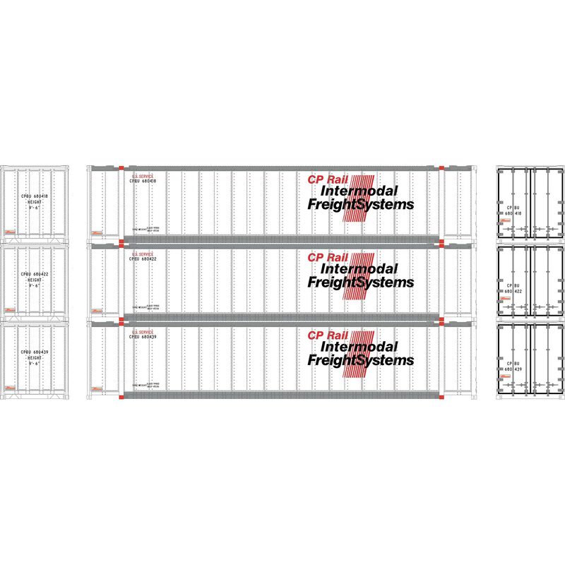 N 48' Containers, CPBU #680418 / 680422 / 680439 (3)