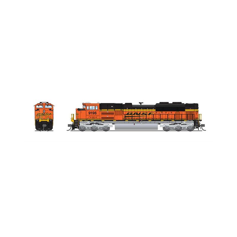 N EMD SD70ACe Locomotive, BNSF 9196, with Paragon4