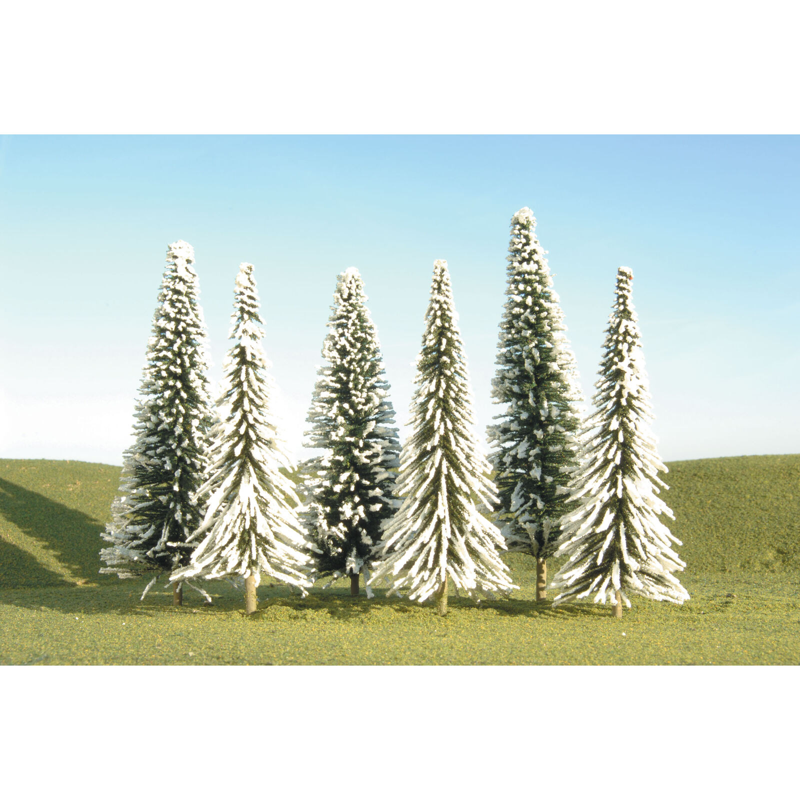 Scenescapes Pine Trees with Snow, 5-6" (6)