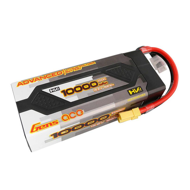 15.2V 10000mAh 4S 100C G-Tech Hardcase LiPo Battery: EC5